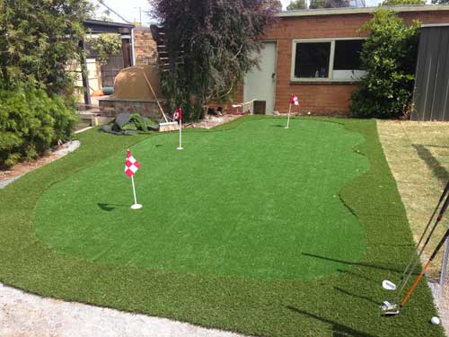 backyard putting green