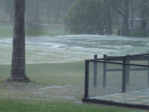 Unbelievable rain and hail